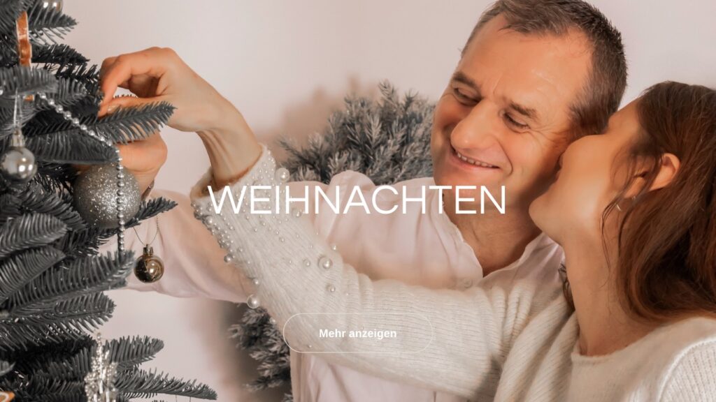 Weihnachtsshooting im Fotostudio in Karlsruhe – Festliche Momente zum Verschenken