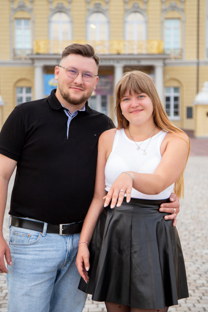 Heiratsantrag am Schloss Karlsruhe – Der Moment für immer festgehalten